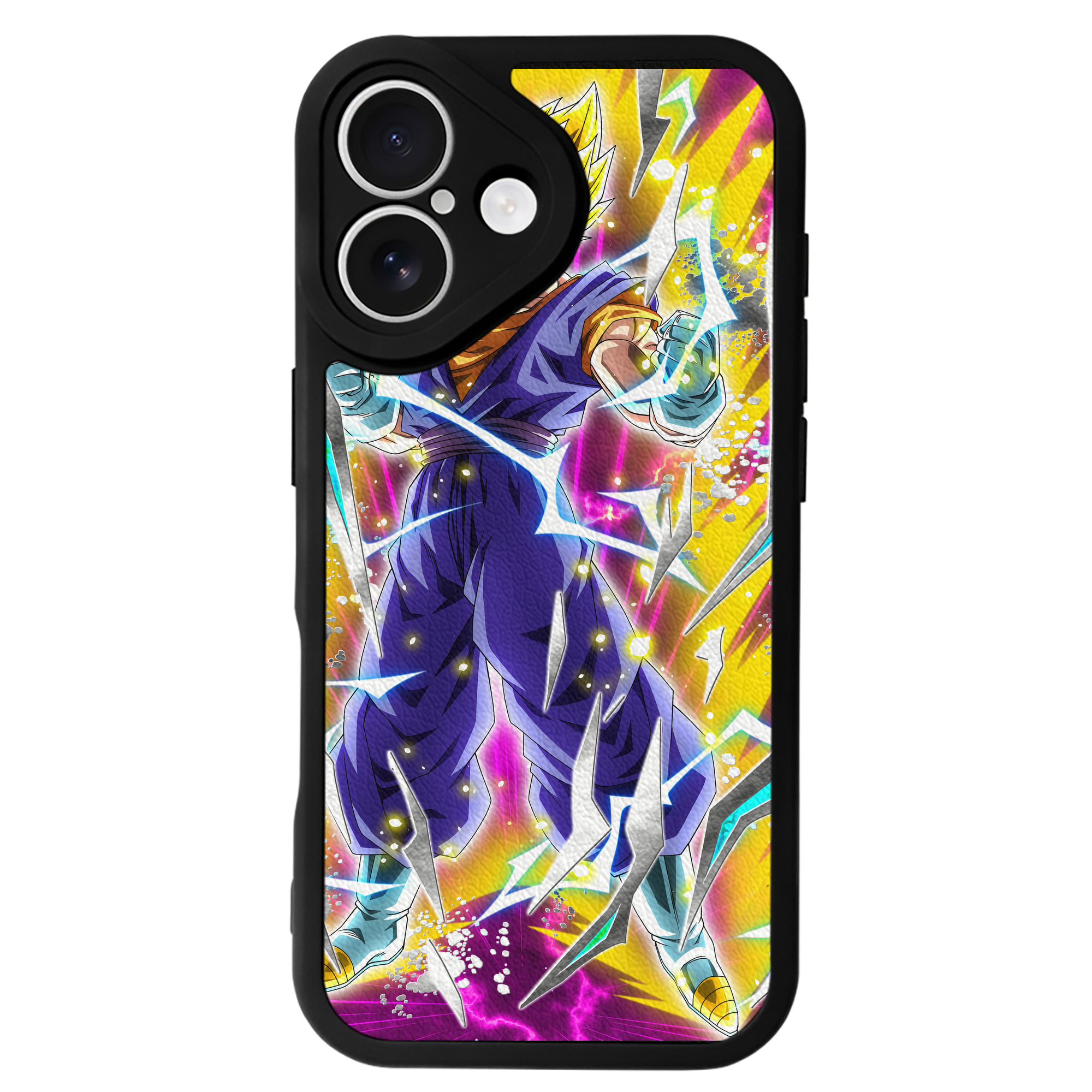 （画像用） ドラゴンボール DRAGON BALL 【iPhone 16シリーズ対応】シリコンスマホケース（レザー調） 材質：シリコン